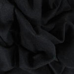 American Milled 100% Organic Cotton Baby Rib Knit - Black